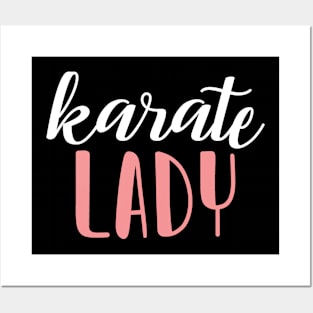 karate lady - karate girl Posters and Art